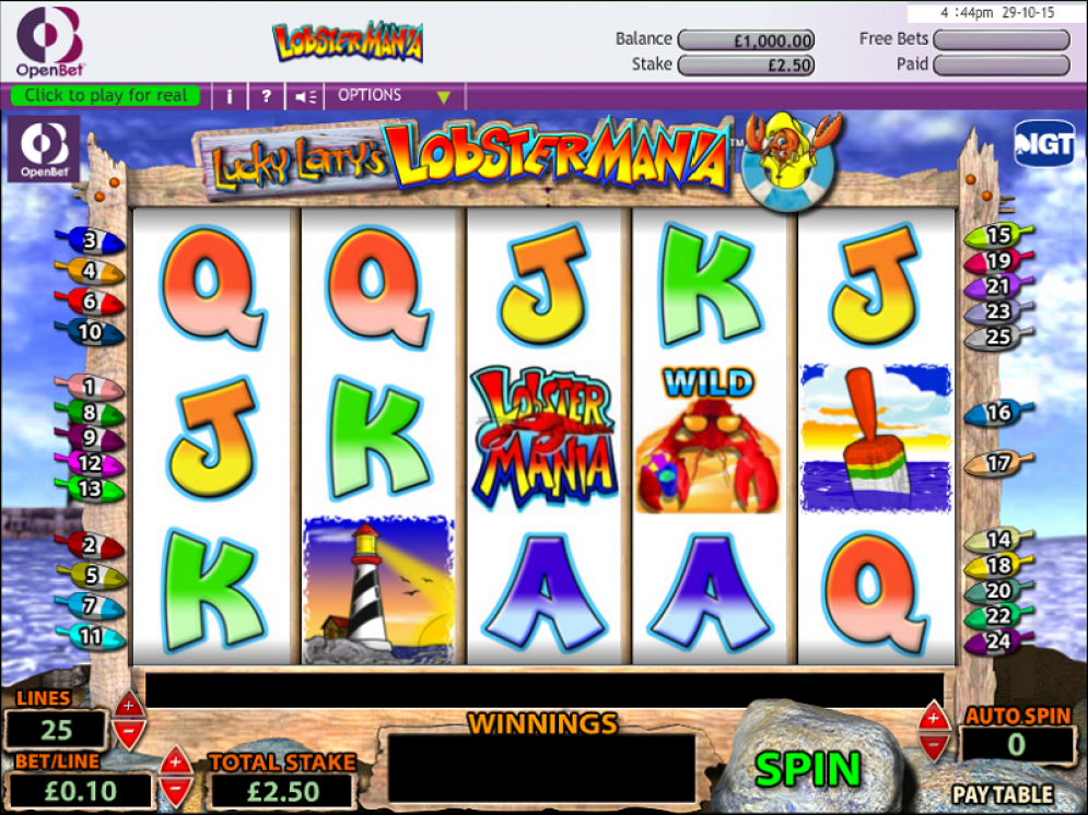Lobstermania Slot