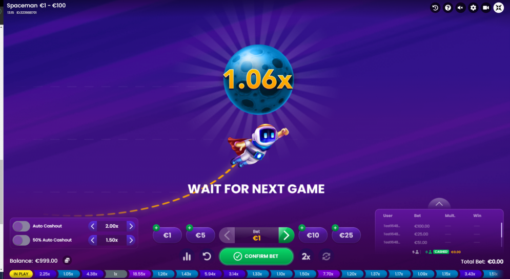 Spaceman slot